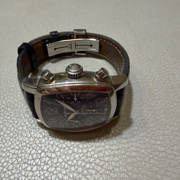 Jean Richard TV screen Chronograph Automatic Watch Purple Color 25mm Swiss Made - Picture 8 of 12